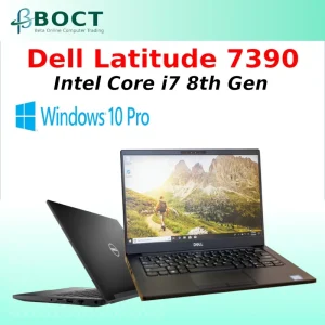 Refurbished Dell Latitude 7390 / Intel Core i7 8th Gen / 13.3" FHD IPS screen / Windows 10 Pro