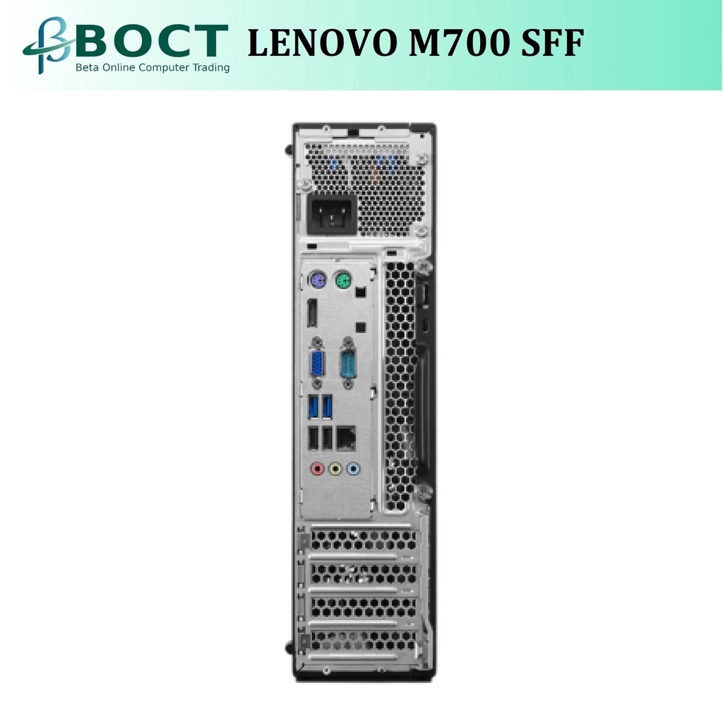 Lenovo ThinkCentre M700 SFF/Intel Core i5 6th Gen/Optional Ram/Optional HDD or SSD/VGA/DisplayPort/W10P/Refurbished - Image 4