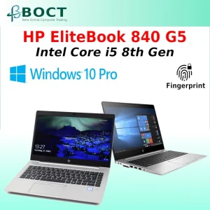 Refurbished HP EliteBook 840 G5 / Intel Core i5 8th Gen / 14" FHD IPS screen / Windows 10 Pro