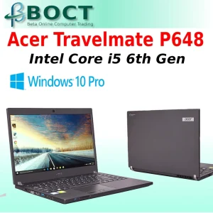 Refurbished Acer TravelMate P648 / HD / Intel Core i5 6th Gen / Windows 10 Pro / VGA / HDMI / Ethernet