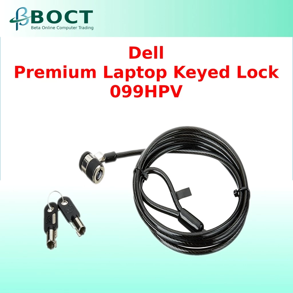 Dell Premium Laptop Keyed Cable Security Lock 099HPV