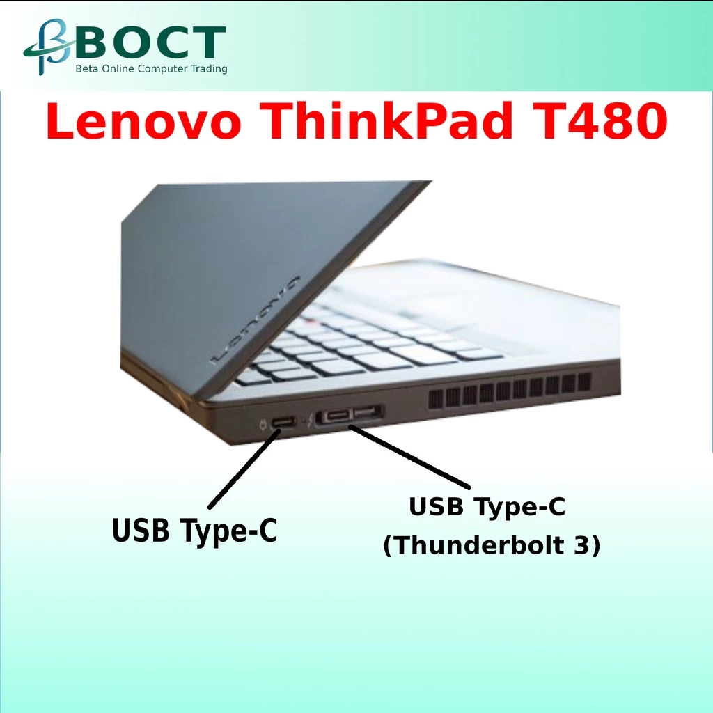 Refurbished Lenovo ThinkPad T480 / Intel Core i5 8th Gen / 14-inch Full HD 1920 x 1080 IPS screen / Windows 10 Pro - Image 3