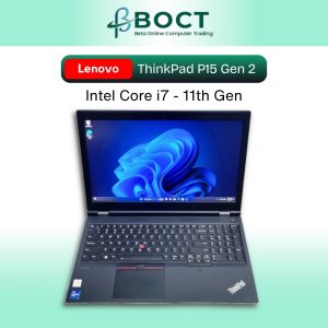 Refurbished Lenovo ThinkPad Mobile Workstation P15 Gen 2 / Intel Core i5 OR i7-11th Gen / 15.6-inch / Windows 11 Pro