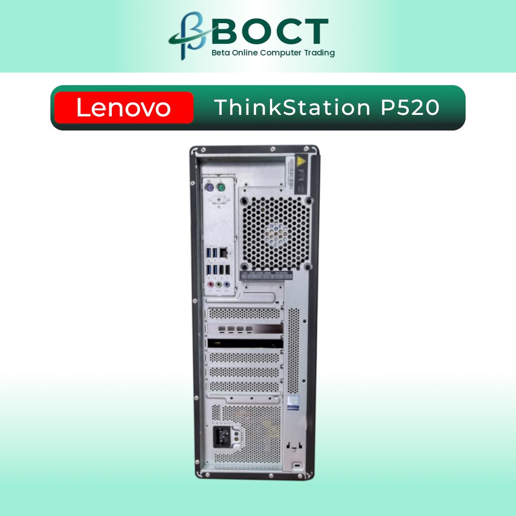 Refurbished Lenovo ThinkStation P520 / Intel Xeon W-2xxx / DDR4 RAM / nVidia Quadro P1000 / Windows 11 - Image 3