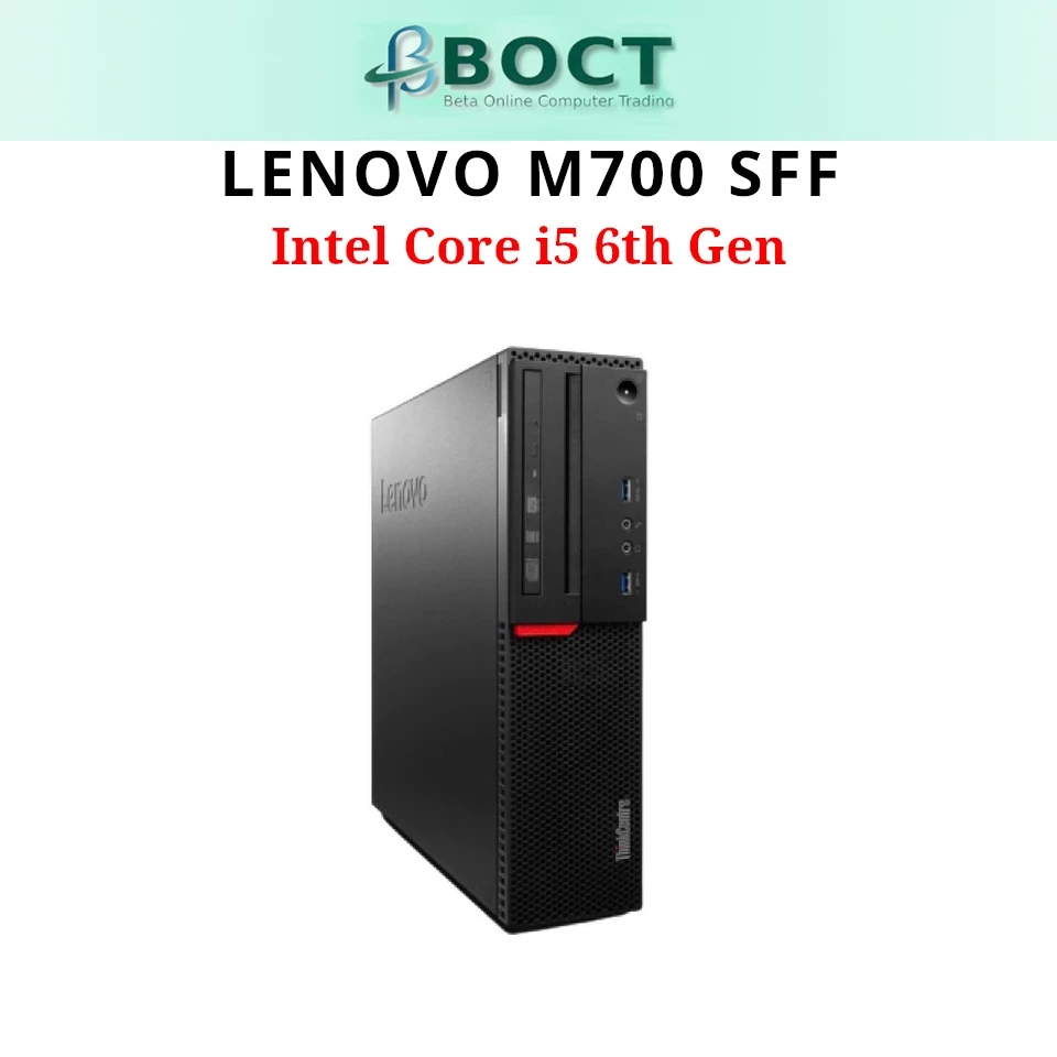 Lenovo ThinkCentre M700 SFF/Intel Core i5 6th Gen/Optional Ram/Optional HDD or SSD/VGA/DisplayPort/W10P/Refurbished