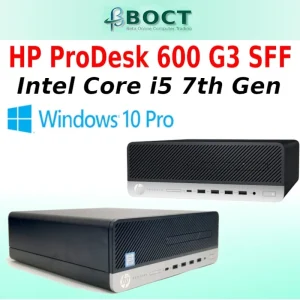 Refurbished HP ProDesk 600 G3 SFF / Intel Core i5 7th Gen / Windows 10 Pro