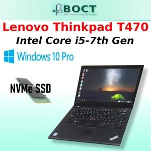 Refurbished Lenovo ThinkPad T470 / Full HD IPS / Intel i5-7th Gen / NVMe SSD