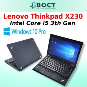 Business Laptop / Lenovo ThinkPad X230 / Intel Core i5 / Diagonal 12.5 inches HD screen / Optional RAM Optional SSD