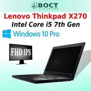 Refurbished Business Class Lenovo ThinkPad X270 / Full HD IPS / Intel i5- 7th Gen / NVMe SSD / Windows 10 pro