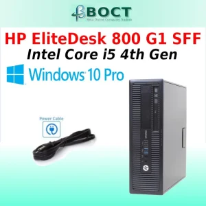 Refurbished HP EliteDesk 800 G1 SFF PC Intel Core i5 / optional RAM / optional Hard Disk / Windows 10 Pro