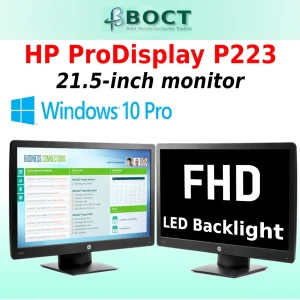 Refurbished HP ProDisplay P223 / FHD / VGA / DisplayPort