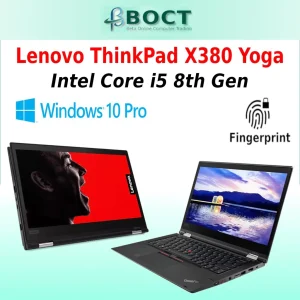 Refurbished Lenovo ThinkPad X380 Yoga / Intel Core i5 8th Gen / 13.3" Full HD screen / Windows 10 Pro