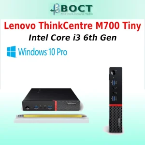 Refurbished Lenovo ThinkCentre M700 Tiny / Intel Core i3 6th Gen / Windows 10 Pro