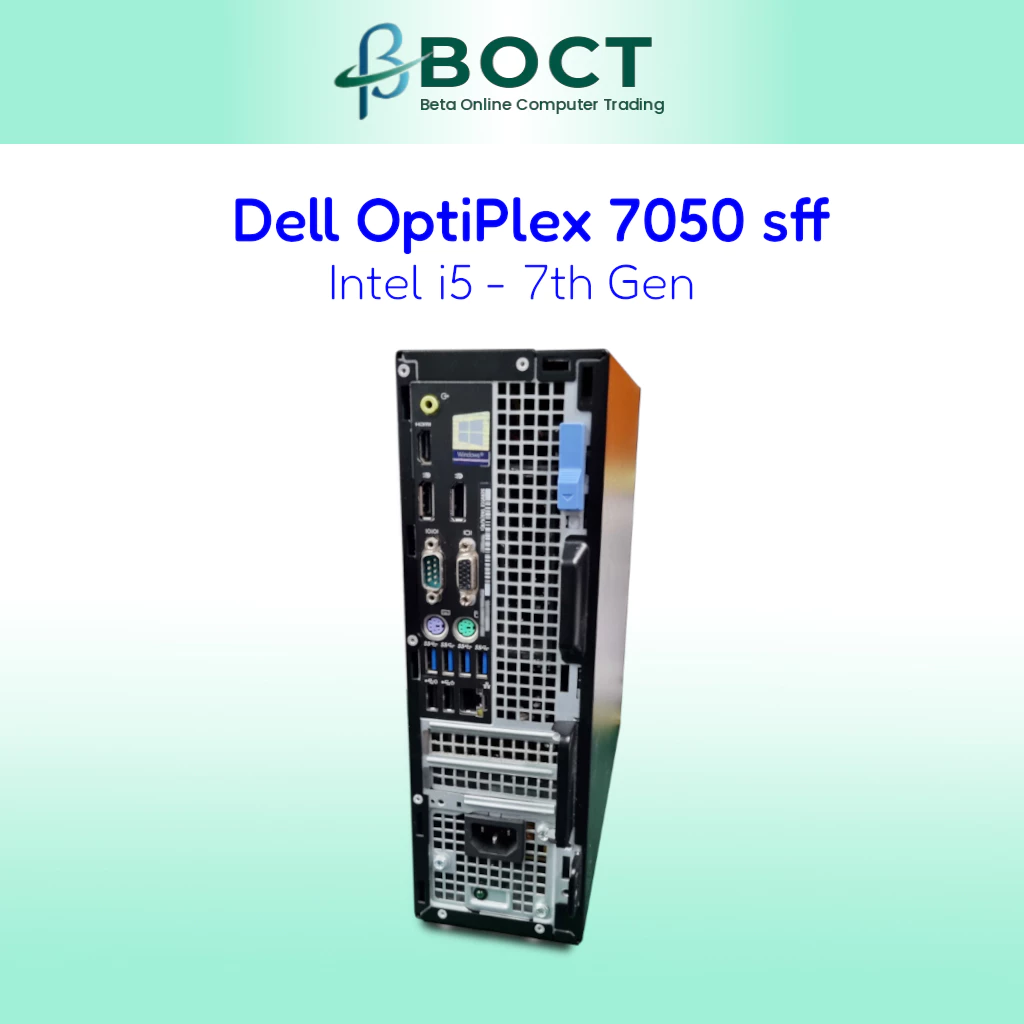 Refurbished Dell OptiPlex 7050 SFF | Intel Core i5 7th Gen | Optional RAM | Optional HDD or SSD | VGA | HDMI | DisplayPo - Image 2