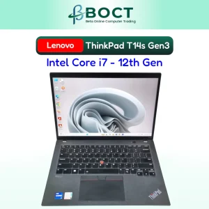 Refurbished Lenovo ThinkPad T14s Gen3 | Intel Core i7 12th Gen | 16GB DDR5 | 14-inch WUXGA (1920 × 1200) | Win11P
