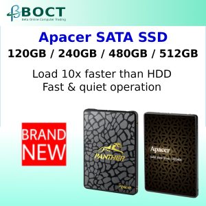Apacer SATA SSD / 120GB / 240GB / 480GB / 512GB / Upgrade from Hard Drive / by Beta Online