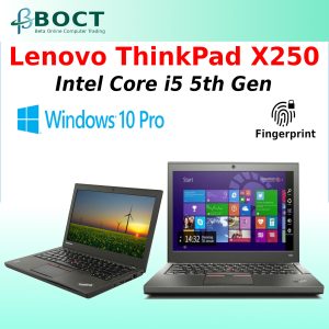 Refurbished Lenovo ThinkPad X250 / Intel Core i5 5th Gen / 12.5" HD screen / Windows 10 Pro