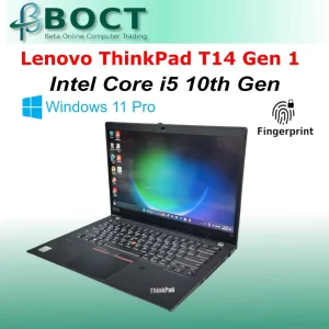 Refurbished Lenovo ThinkPad T14 Gen-1 / Intel Core i5 10th Gen / 14" FHD (1920x1080) touch screen / Windows 11 Pro