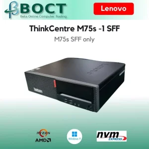 Refurb Lenovo ThinkCentre M75s-1 SFF only / AMD Ryzen 3 Pro 3200G with Radeon Vega Graphics / 128GB SSD / 1TB HDD