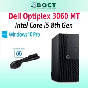 Refurbished Dell OptiPlex 3060 MT/Intel Core i5 8th Gen/Optional RAM/Optional HDD or SSD/VGA/HDMI/DisplayPort/W10P (Copy)