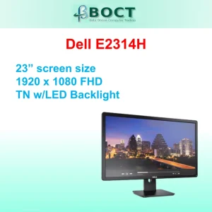 Refurbished Dell E2314H / 23" screen size / FHD / TN w/LED Backlight / VGA / DVI