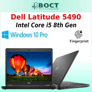Refurbished Dell Latitude 5490 / Intel Core i5 8th Gen / 14" Full HD screen / Fingerprint / Windows 10 Pro