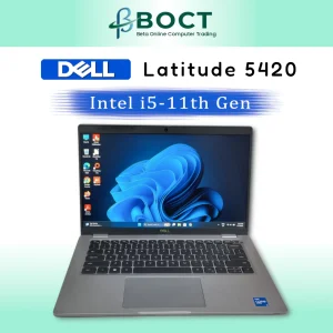 Refurbished Dell Latitude 5420 / 14-inch FHD Screen / Intel i5-11th Gen / DDR4 RAM / Windows 11 Pro