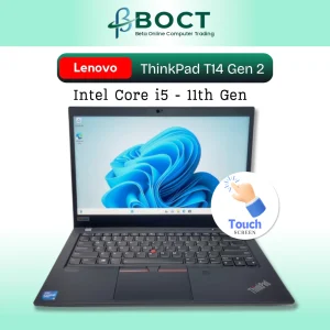 Refurbished Lenovo ThinkPad T14 Gen 2 / Intel Core i5 11th Gen / 14" FHD (1920x1080) touch screen / Windows 11 Pro