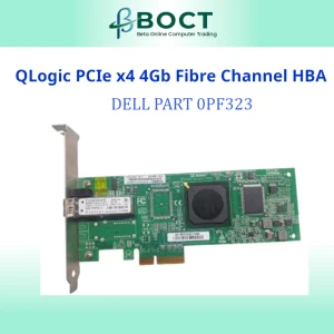 Refurbished Dell QLogic PCIe x4 4Gb Fibre Channel HBA 0PF323 | Pull-out Item DP/N OPF323