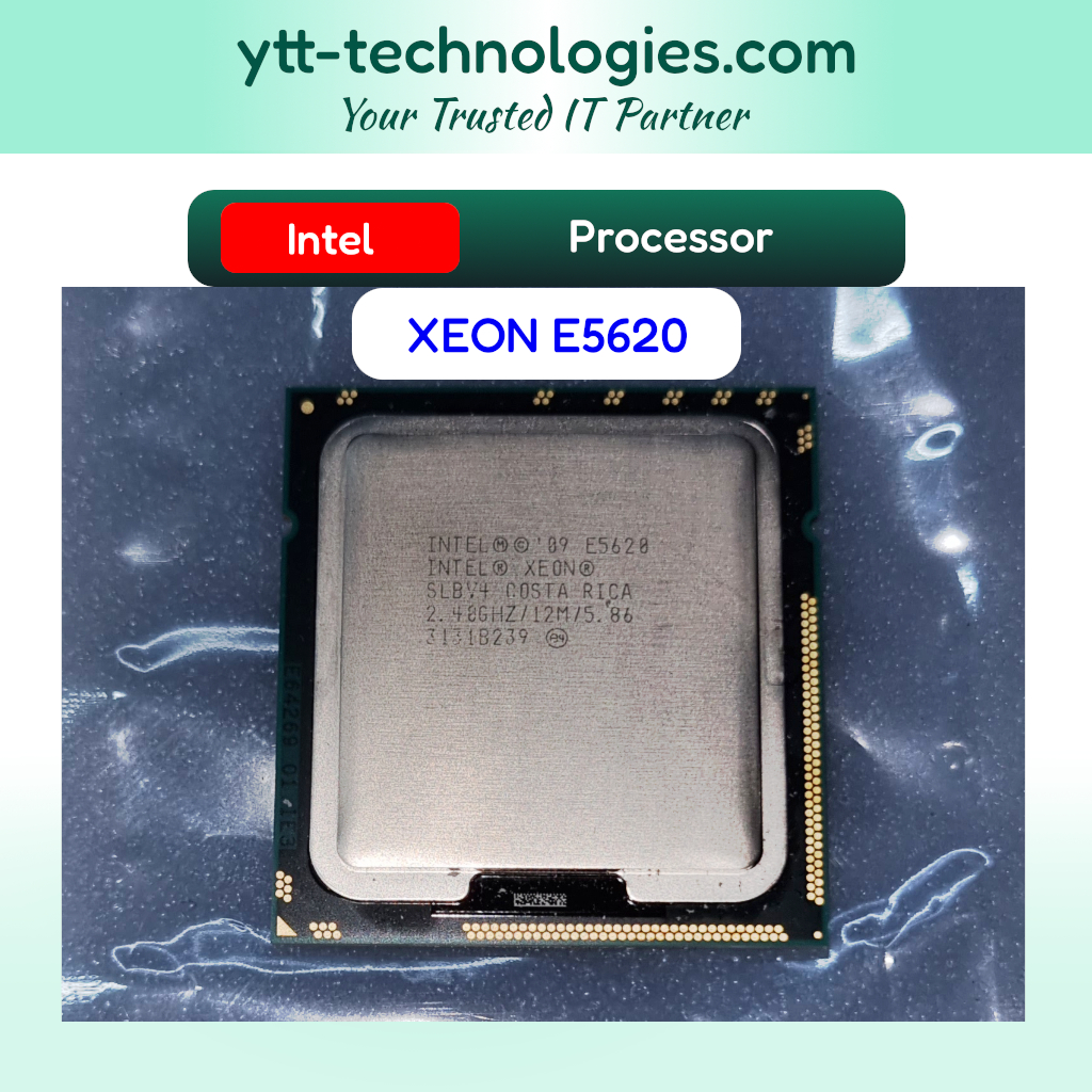 Intel Xeon E5620 2.40GHz 4-Core Processor – SLBV4 | Used | Pulled-out Item 2 Intel Xeon E5620 2.40GHz 4-Core Processor – SLBV4 | Used | Pulled-out Item - Image 2